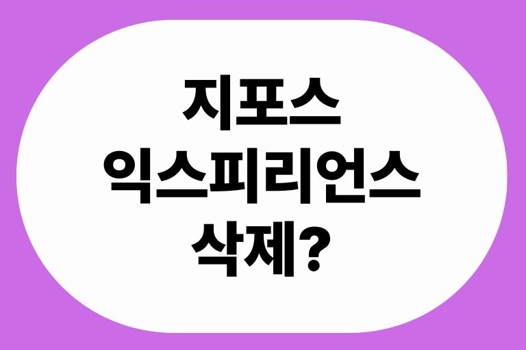지포스 익스피리언스 삭제해도 되나요