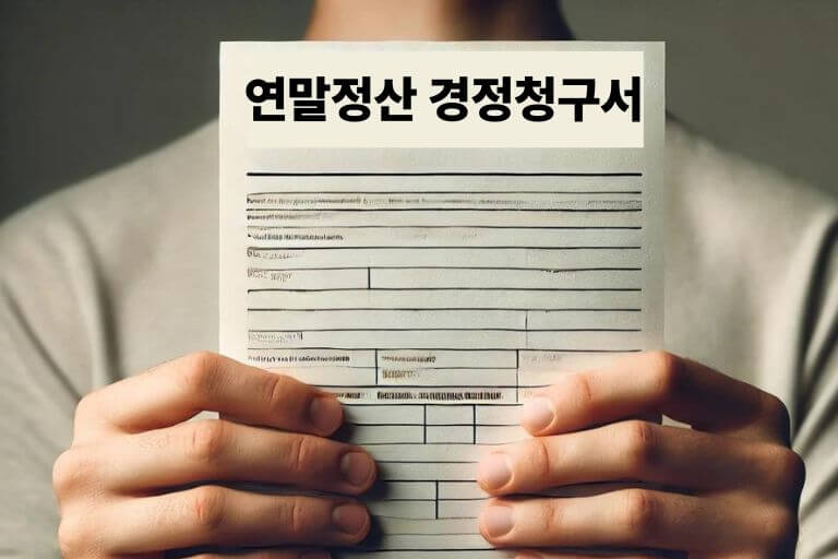 연말정산 경정청구 방법