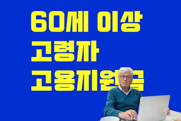 60세 이상 고령자 고용지원금