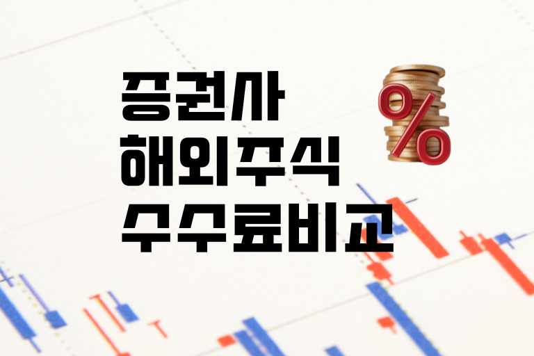 증권사 해외주식 수수료 비교